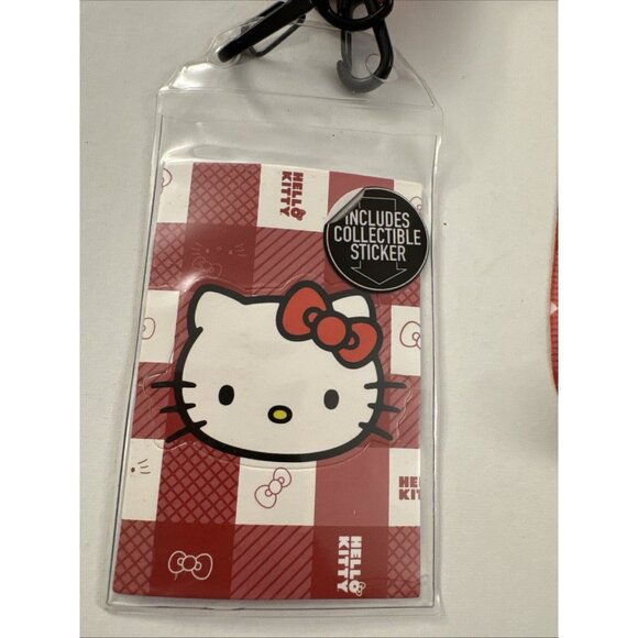 Bioworld x Hello Kitty Lanyard With ID Holder New BB2 - Picture 2 of 3